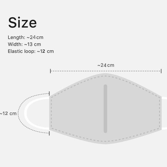 Adult Poinsettia Christmas Handmade Face Mask 100% Cotton white/green - Picture 2 of 2